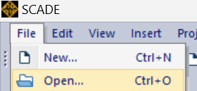 file open